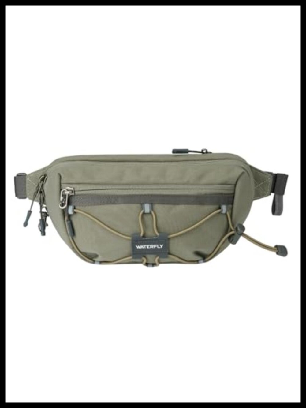 RFID Blocking Fanny Pack Water Resistant Nylon Waist Bag Travel Hiking